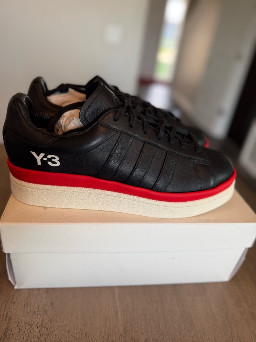 Adidas Y-3 Hicho Black Red White FZ4339